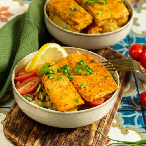 Bowl- warzywa na patelni z tofu