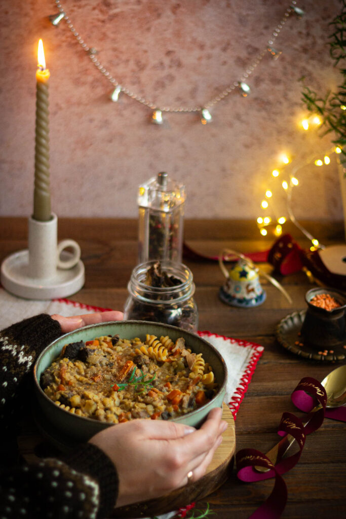 Świąteczna zupa grzybowa w wersji zbilansowanej